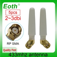 eoth 5pcs 433mhz antenna 23dbi sma female lora antene pbx iot module lorawan signal receiver antena high gain