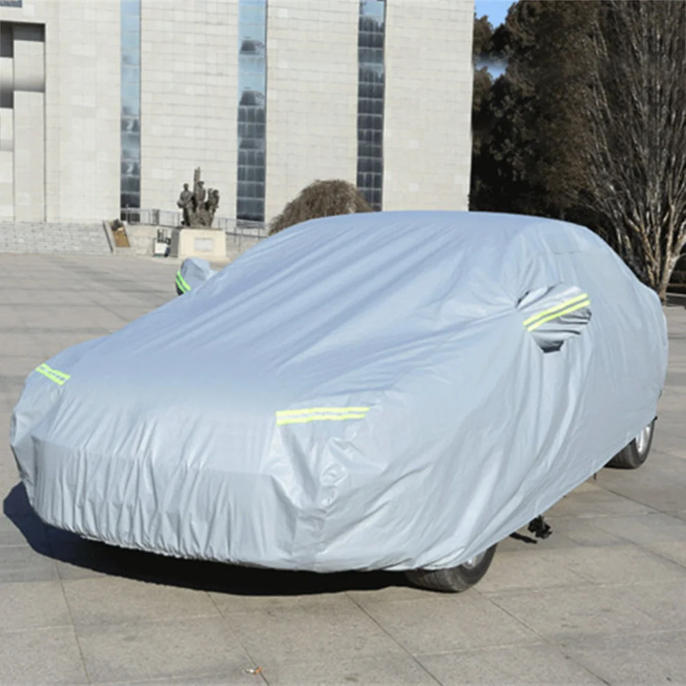 

Universal Full Car Snow Ice Waterproof Sun UV Rain Shade Cover Outdoor Protector - Size