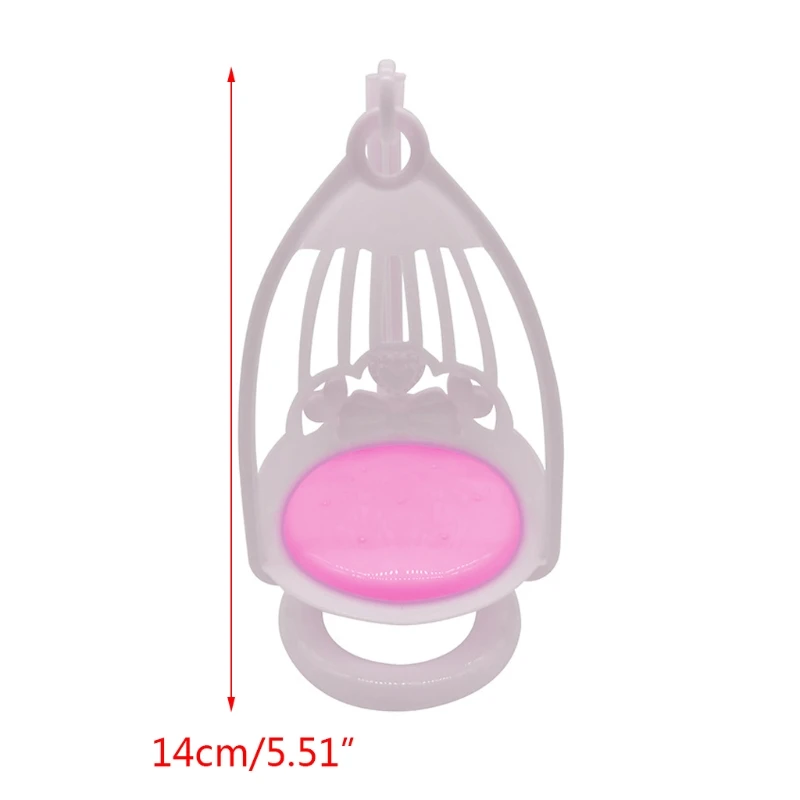 

Dropshipping Miniature Model Swing Chair Doll House Garden Accessory Realistic Swings Playset