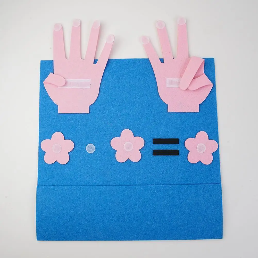 

Kid Montessori Toys Handmade Felt Finger Numbers Math Toy Children Counting Early Learning For Toddlers Intelligence Develo T5y5