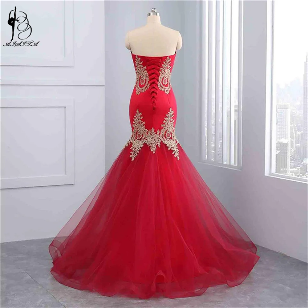 Женское кружевное платье-русалка элегантное вечернее платье без рукавов бальное