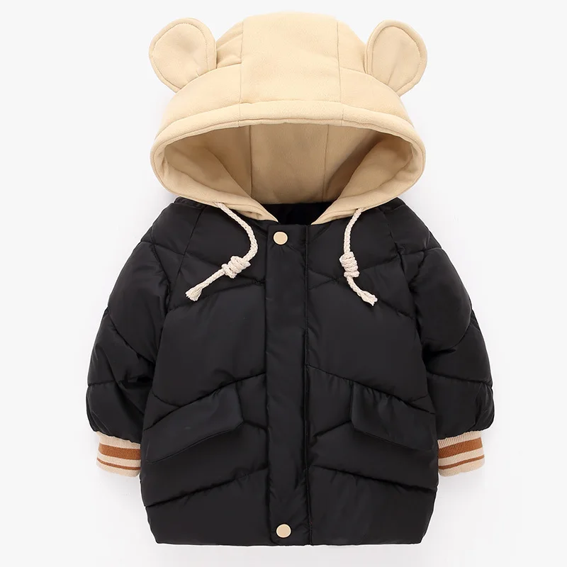 Одежда из хлопка для мальчиков детей куртка девочек Повседневное Детские Теплая