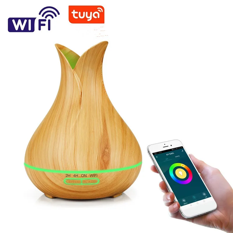 Бесплатная доставка 400 мл app управление ароматерапии увлажнитель воздуха Аромат
