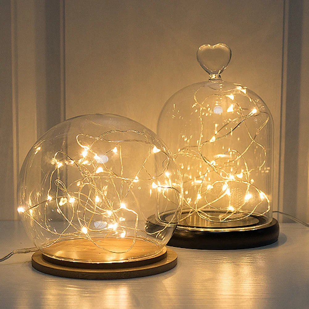 

Led Copper Wire Lamp Home Garden Battery Powered Copper String Light Fairy Outdoor Christmas Party Decoration Lighting Lamp