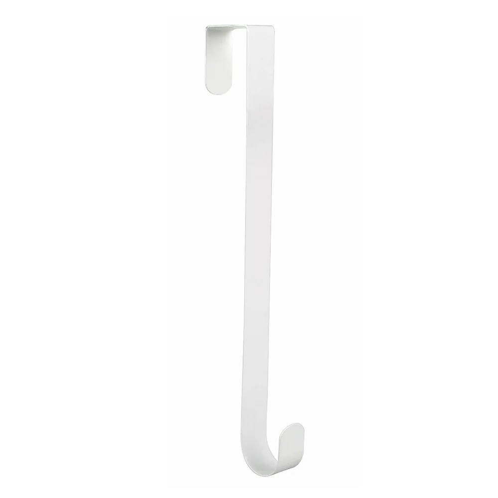 

1pcs Hooks Chrismas Door Hanging Long Hook For Festival Ornaments Metal Flower Wreath Hanger Home Storage Organizer