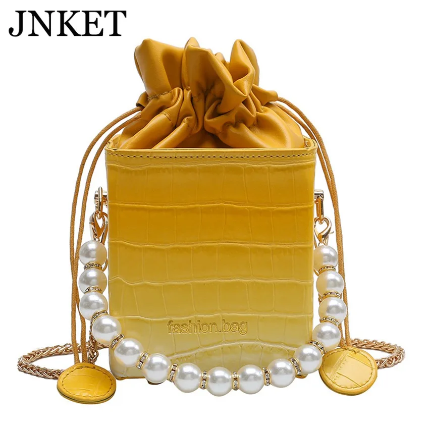 

JNKET New Crocodile Pattern Handbag Women PU Leather Shoulder Bag Fasion Crossbody Bag Ladies Sling Bag