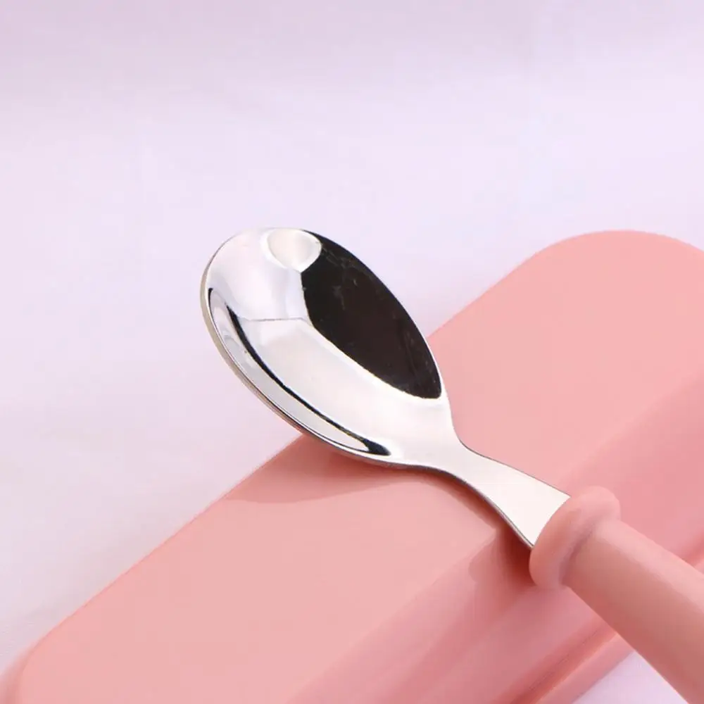 

Baby Gadgets Tableware Set Children Utensil Stainless Steel Toddler Dinnerware Cutlery Cartoon Infant Food Feeding Spoon Fork