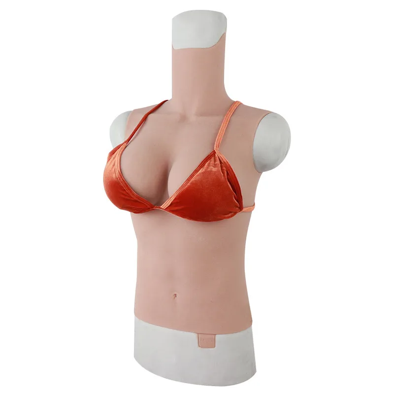 D Cup Silicone Fake Breast Form Top Quality Realistic Soft Boobs Crossdresser Transgender Queen Transvestite Mastectomy Bra