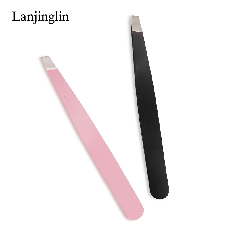 

False Eyelash Tweezers Clips Fake Stainless Steel Lash Curler Applicator Eyelash Extension Tweezers Remover Tools Beauty Makeup