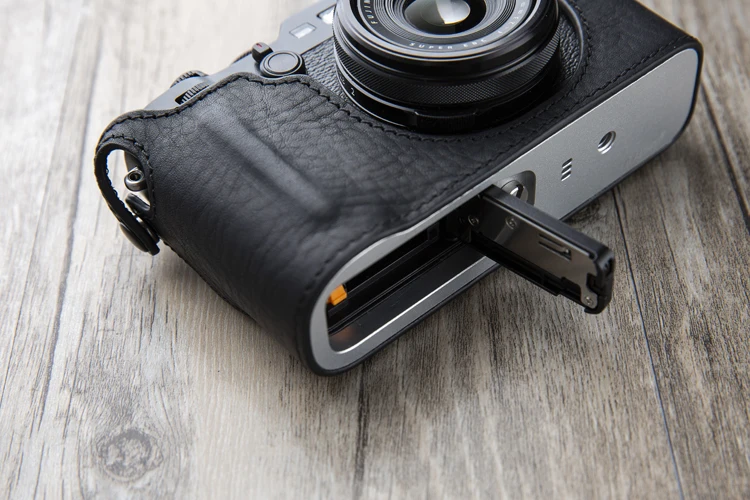 Бренд AYdgcam ручной работы из натуральной кожи чехол для камеры Fujifilm X100F X100-F сумка для камеры половина крышки винтажный Чехол