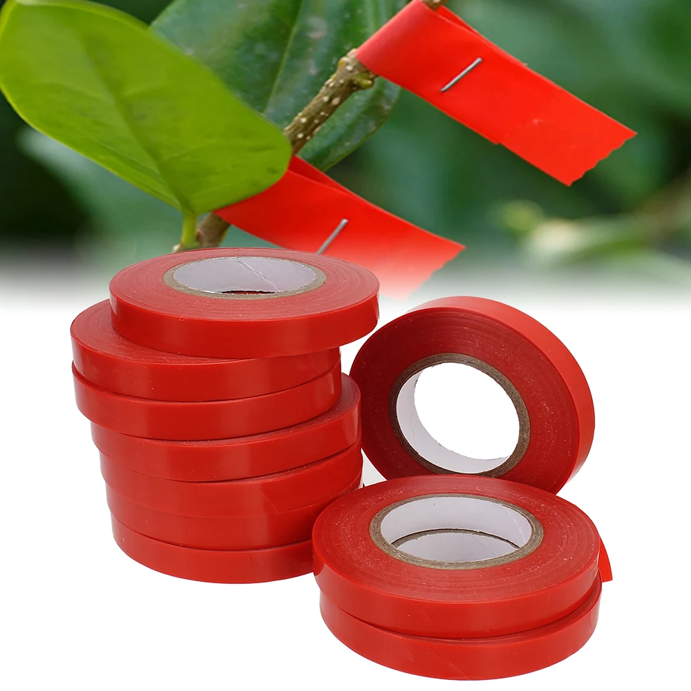 

Secateurs Engraft 10 PCS PVC tie Tape Tree Parafilm Tapetool Gardening bind belt Tying Binding Flower Vegetable Machine