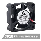 100 шт.лот Gdstime DC 5 в 30 мм 30x30x10 мм 2-контактный Бесщеточный мини-вентилятор охлаждения 3 см 30x10 мм радиатор для ПК ноутбука Охлаждающие вентиляторы