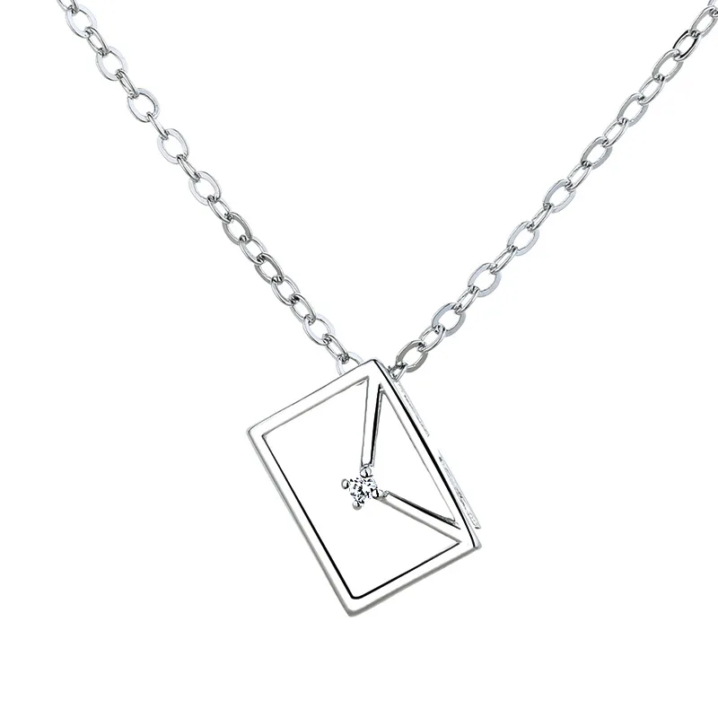 Женское Ожерелье серебряного цвета Антиаллергенная цепочка Pengant для женщин и
