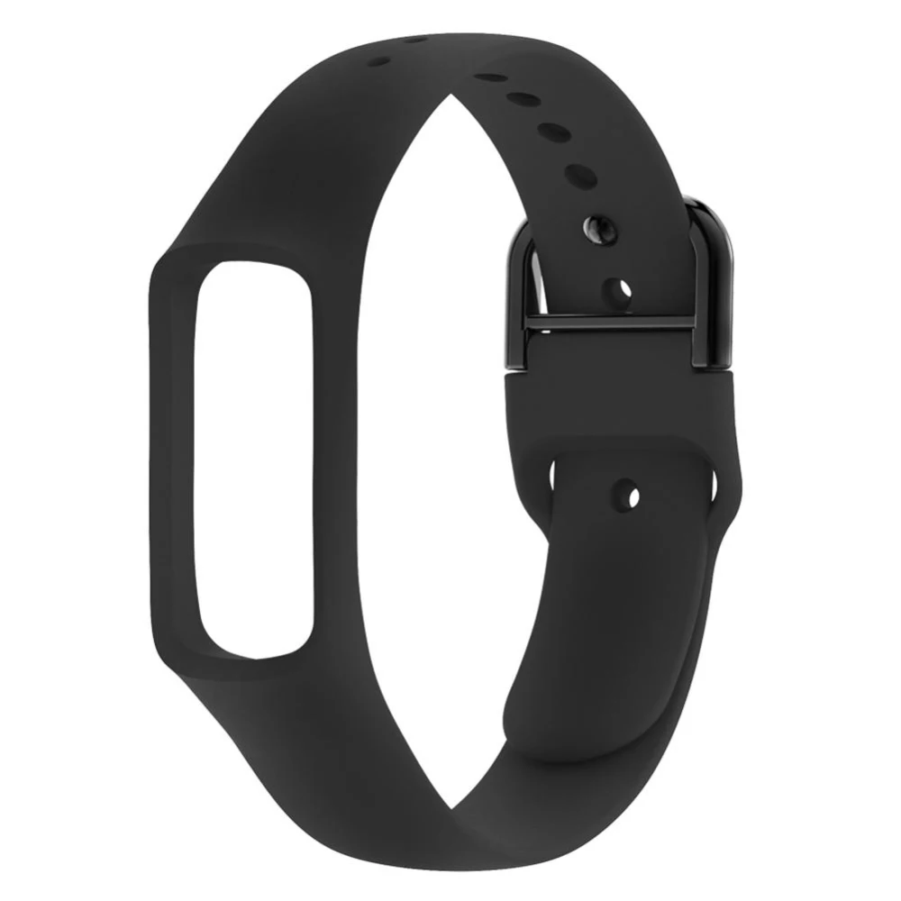 Ремешок силиконовый для смарт часов Samsung Galaxy Fit e R375 регулируемый спортивный