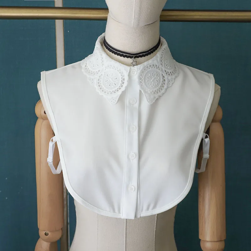 

Шаль с большим лацканом, модный ложный воротник для женщин, съемный воротник рубашки, ложный воротник, женский съемный воротник, аксессуары