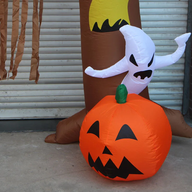 2 4 м надувная надгробная Арка со светодиодной подсветкой призраки на Хэллоуин