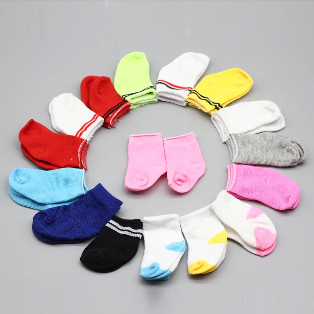 5 пара/лот мини-носок 43 см 18 дюймов Кукла Одежда Аксессуары для кукол детские