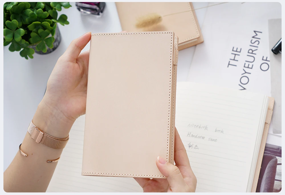 Натуральная кожа блокнот планировщик обложка книги A5 B6 A6 для MD дневник Bullet Journal Рисование Sketchbook