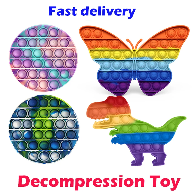 

Gamepad Push Bubble Sensory Fidget Toys Autism Needs Squishy Stress Reliever pops Antistress Антистресс Adult Toys Random Color