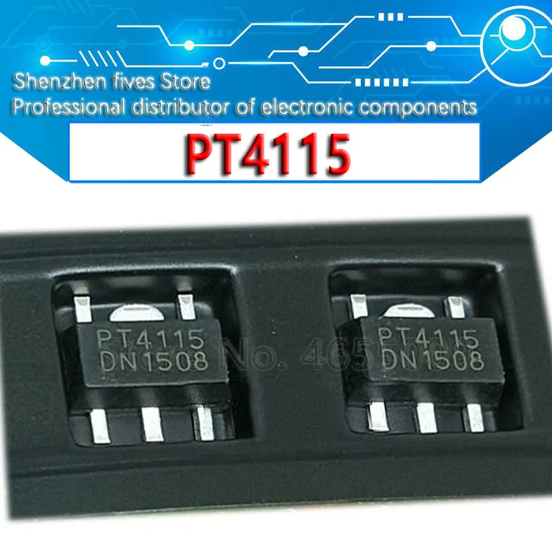 10 шт. PT4115B89E SOT89 5 PT4115 SOT 89 SMD|Интегральные схемы| |