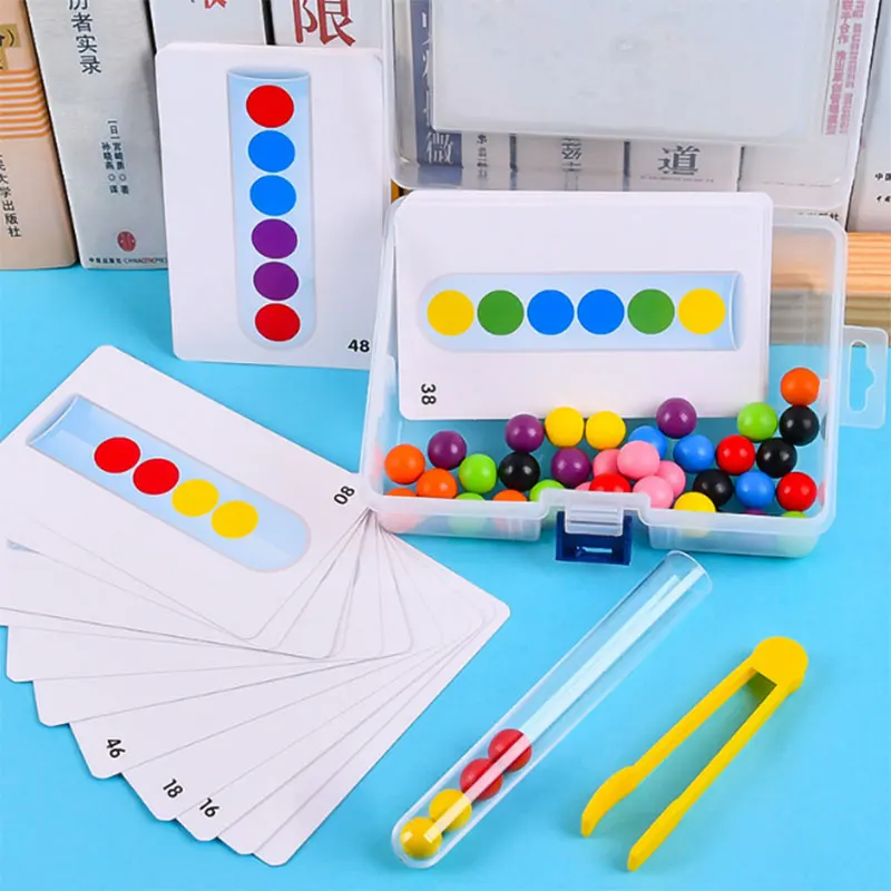

Baby Clip Beads Test Tube Toys Early Logic Education Logic Concentration Thinking Training Early Educational Toys For Children