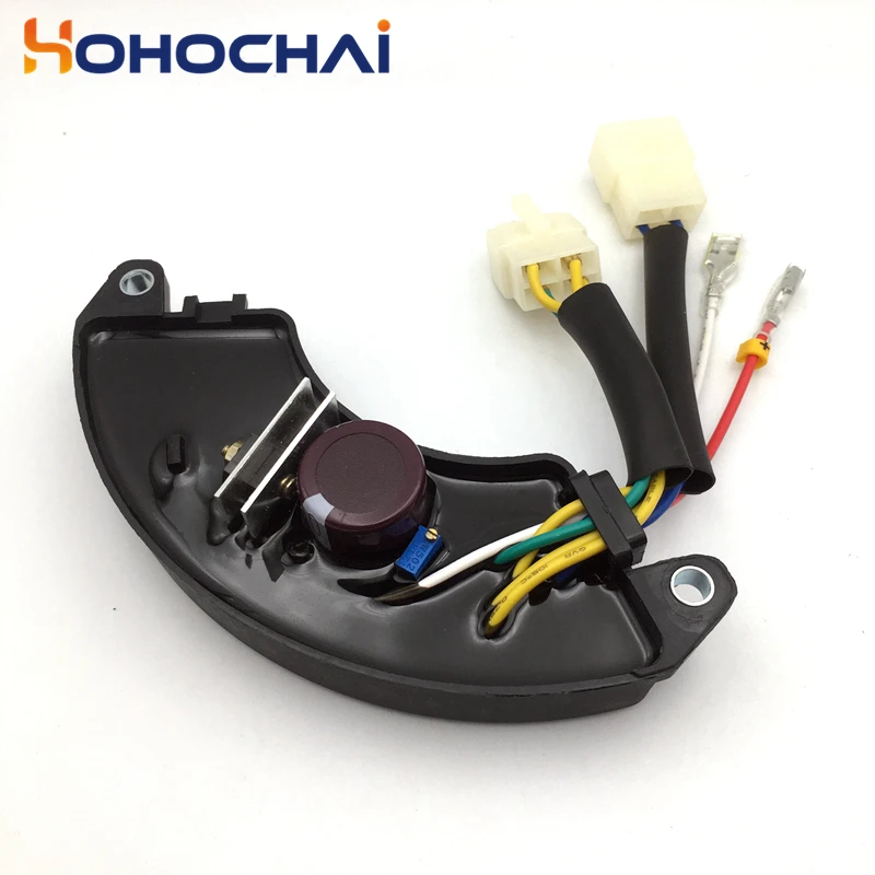

5kw Three Phase 8 Wires AVR Stabilizer For Kama KGE6500 Generator Gas Genset Parts Original GTDK AVR5-3A6A