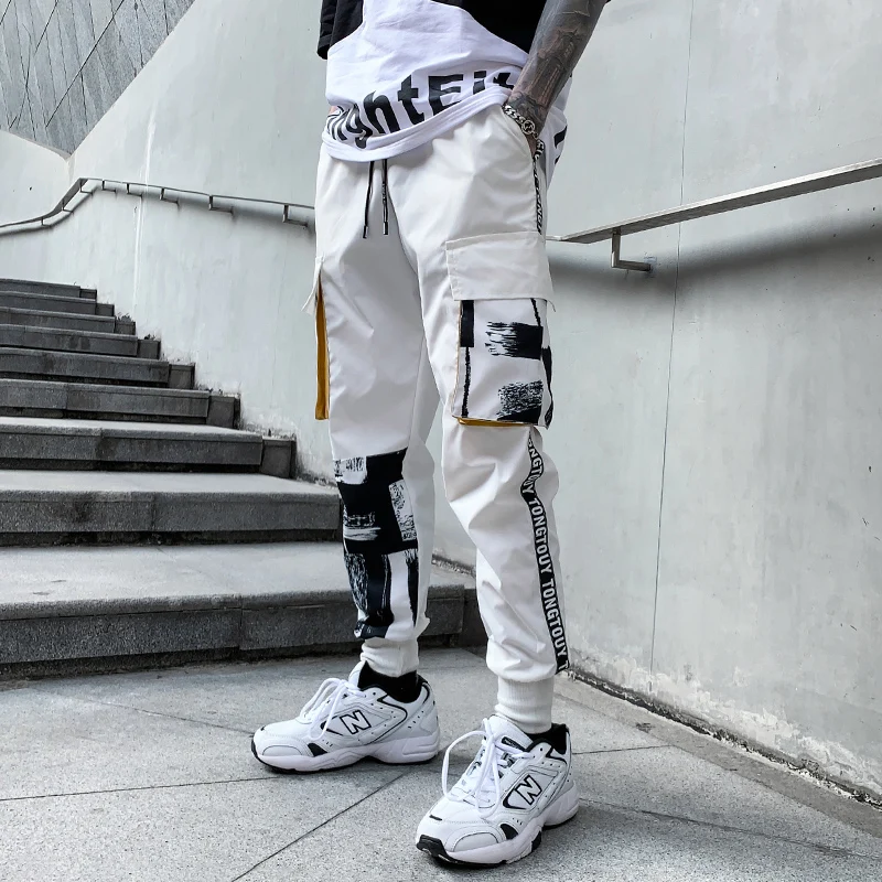 2021 Spring Autumn New Style Men's Fashion Solid Color Cargo Pants Men Casual Sport Trousers | Мужская одежда