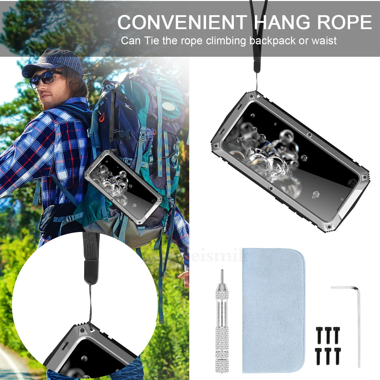 

Metal Case For Samsung Galaxy Note 20 S20 Plus S20 Ultra Luxury Waterproof Shockproof Metal Bracket Stand Protection Funda Coqu