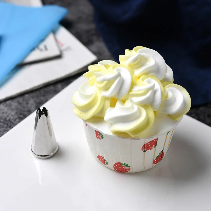1pc Bakerdream украшение торта фонданта кекс глазурь кондитерский инструмент трубопровод Насадки Советы мульти-открытие украшение наконечник для травы волос мех - Цвет: 1pc