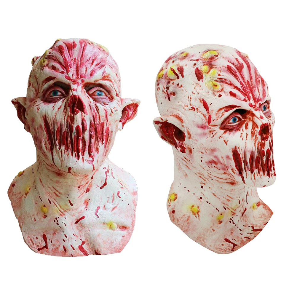 1 шт. вечерние маскарадные маски на Хеллоуин без шапочки Зомби Маска всю голову