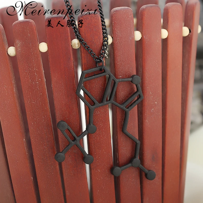 Женское ожерелье с подвеской в виде молекул | Украшения и аксессуары