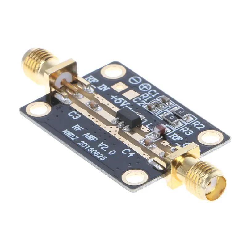 

2021 New New Ultra-Low Noise LNA 0.05-4G NF=0.6dB High Linearity RF Amplifier FM HF VHF/UHF