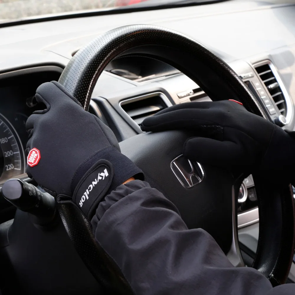 Зимние перчатки для занятий спортом на открытом воздухе с сенсорным экраном