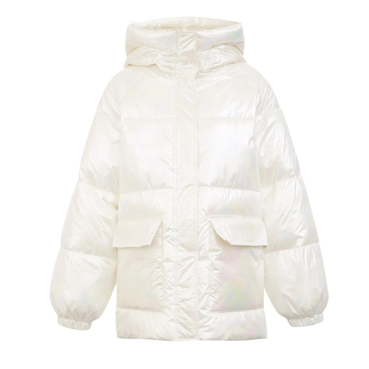 Vero Moda Женское зимнее цветное тканевое пальто с капюшоном и кулиской | 319422501