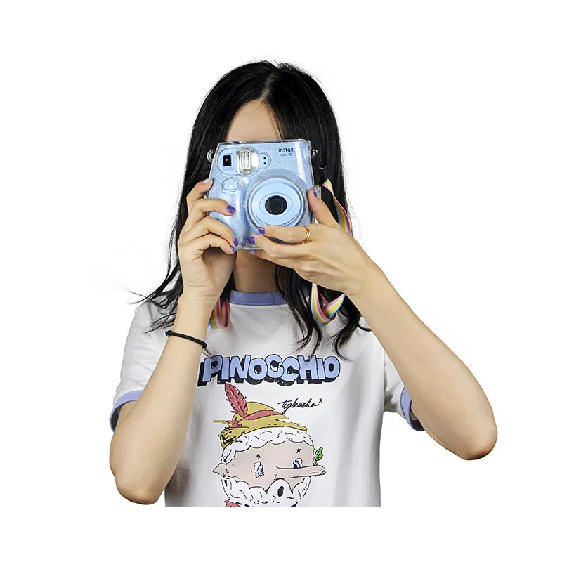 Прозрачный чехол для камеры Fujifilm Instax Mini 7s защитный кристально прозрачный с