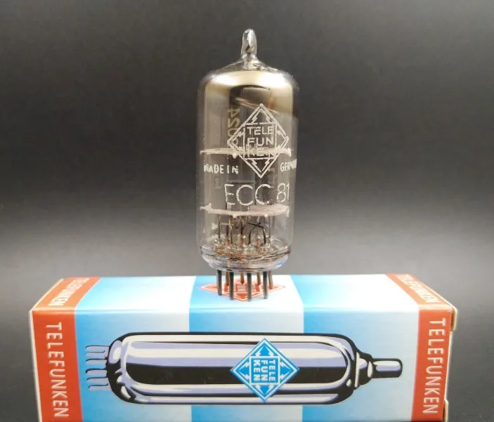 Telefunken ECC81/12AT7/ECC801S/CV455/E81CC трубка пара Три слюды