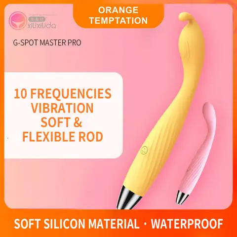 Phalloimitator for point G, a vibrator on a finger AV for women, a flexible stimulator of a vagina, clitoris, orgasm, silicone female portable sex sig ...