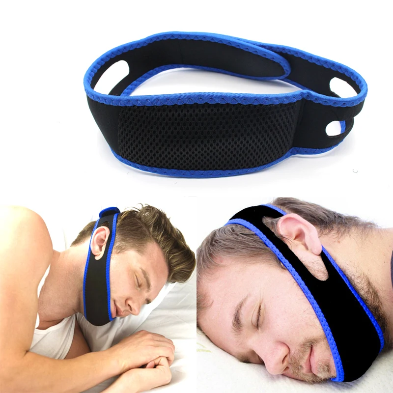 

Ремни для поддержки подбородка при апноэ во сне, от храпа, Anti Snore ремешок для подбородка