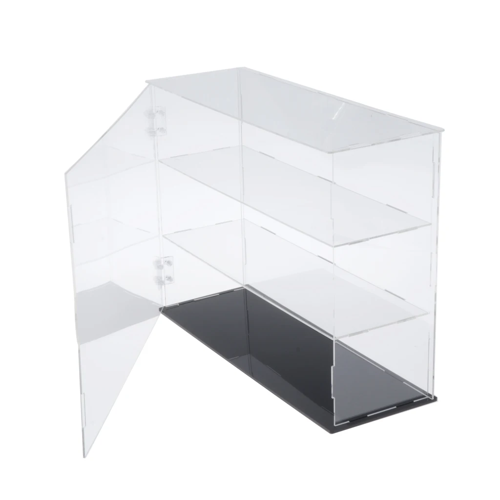 

Clear 3-Layer Acrylic Display Case Makeup Diecast Car Desk Dustproof Box