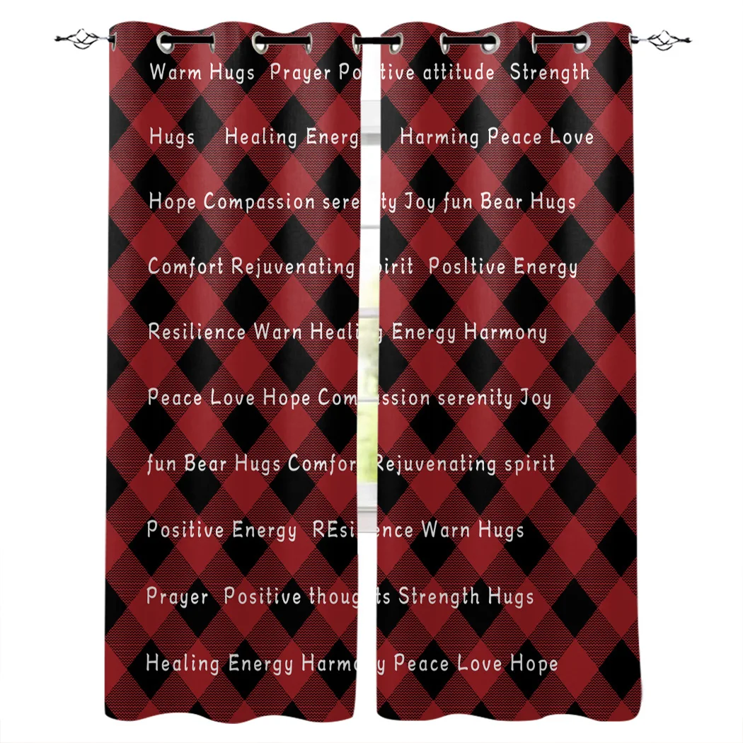 Теплые объятия положительная энергетическая терапия красный черный шторы из