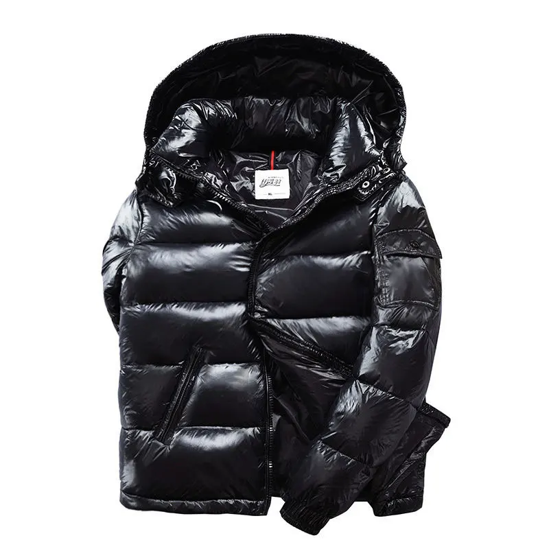 Зимние Для мужчин пуховики пуховое пальто для мальчиков Теплые зимние костюмы с