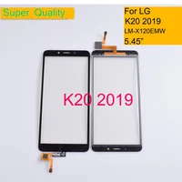 10pcslot for lg k20 2019 touch screen panel sensor digitizer front glass outer lens touchscreen k20 2019 replacement