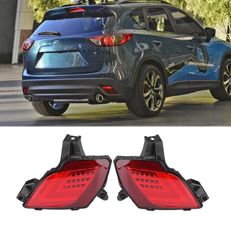2 шт. Светодиодный отражатель задний противотуманный фонарь для Mazda CX 5 CX5 2013 2014 2015