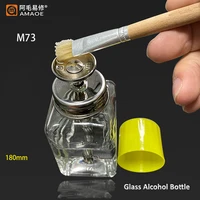 amaoe m73 glass alcohol bottle washing plate automatic press high sealing water bottle caps for mobile phone repair clean tool