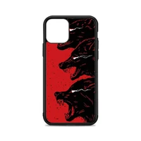wolf art phone case for iphone 12mini 11pro xs max x xr 6 6s 7 8 plus se20 high quality glossy silicone cover