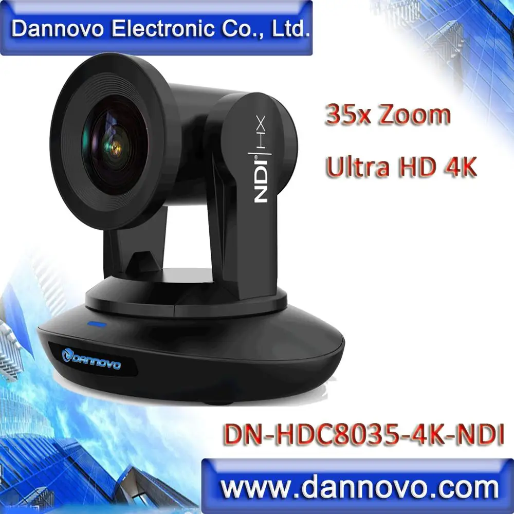 Бесплатная доставка: DANNOVO NDI 4K 35x Zoom PTZ видеокамера для прямой трансляции SDI HDMI USB3.0(DN