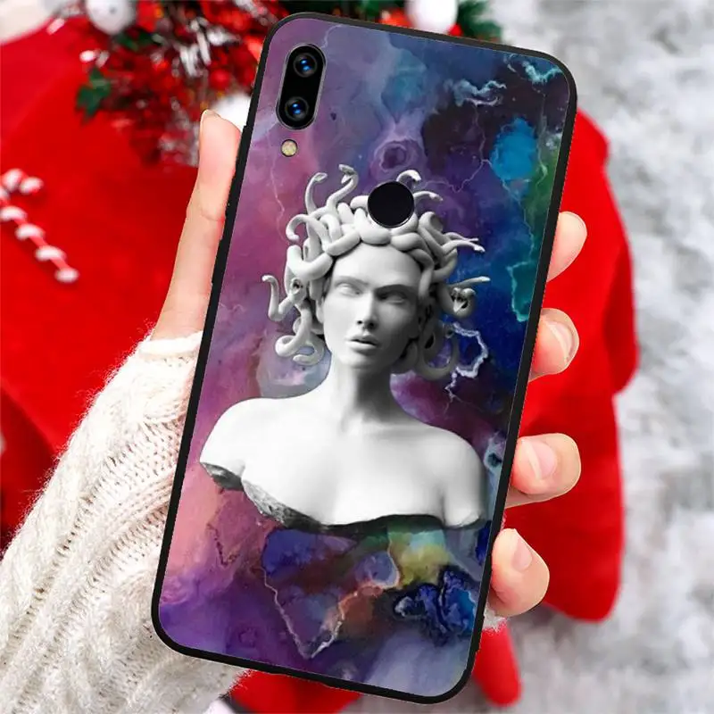 

David Medusa Vintage plaster art Phone Case For Xiaomi Redmi note 7 8 9 t k30 max3 9 s 10 pro lite