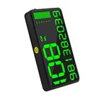 C90 цифровой измеритель скорости автомобиля и грузовика отслеживание в реальном времени Предупреждение лом скорости автомобильные часы GPS измеритель скорости дисплей автомобиля Hud отслеживание