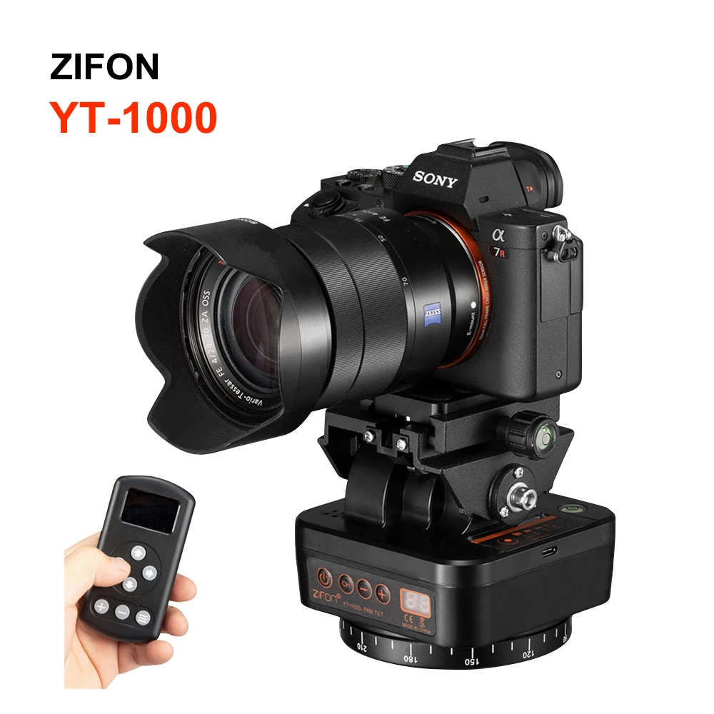 ZIFON YT 1000 Авто моторизованный вращающийся панорамный головкой пульт