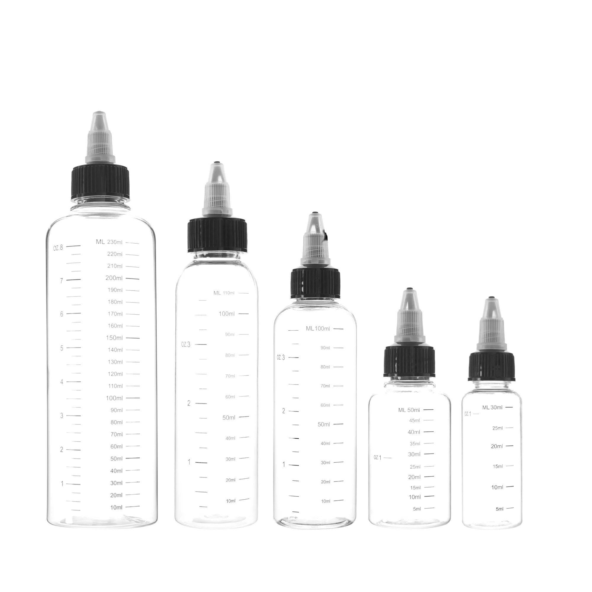 

Plastic PET E Juice Liquid Capacity Dropper Bottles Twist Top Cap Tattoo Pigment Ink Containers 30ml/60ml/100ml/120ml/250ml